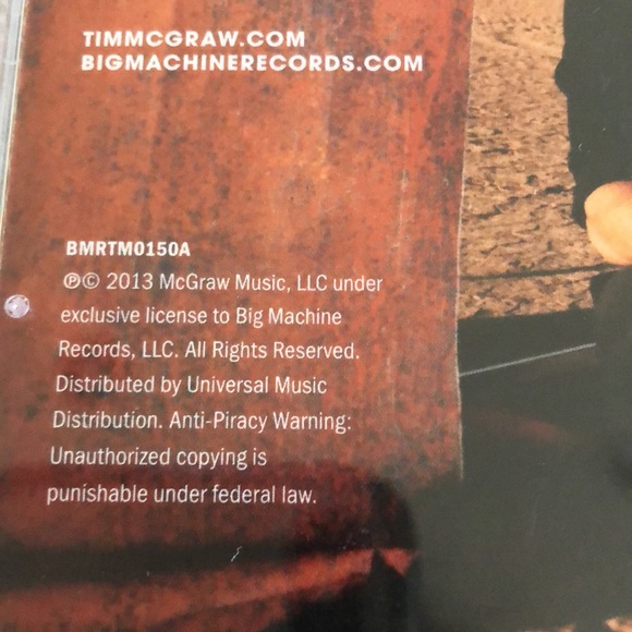 2. country CDs Tim McGraw and Brett Young - Picture 11 of 16